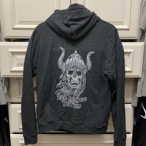 Eye of Jade Tattoo zip up hoodie